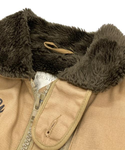 HOUSTON（ヒューストン）HOUSTON (ヒューストン) フレンチデッキジャケット ブラウン サイズ:36の古着・服飾アイテム