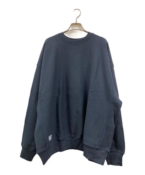 FreshService（フレッシュサービス）FreshService (フレッシュサービス) CLASSIC TERRY SWEAT SHIRT ネイビー サイズ:L 未使用品の古着・服飾アイテム