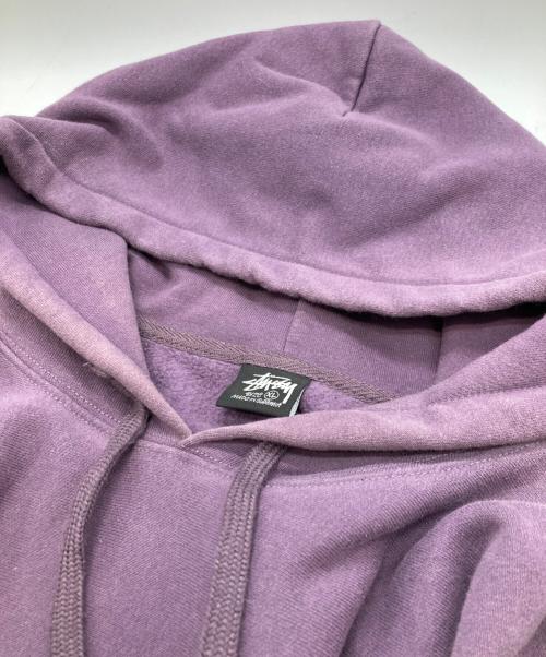 stussy（ステューシー）stussy (ステューシー) 8 Ball Corp. Hoodie パープル サイズ:XLの古着・服飾アイテム