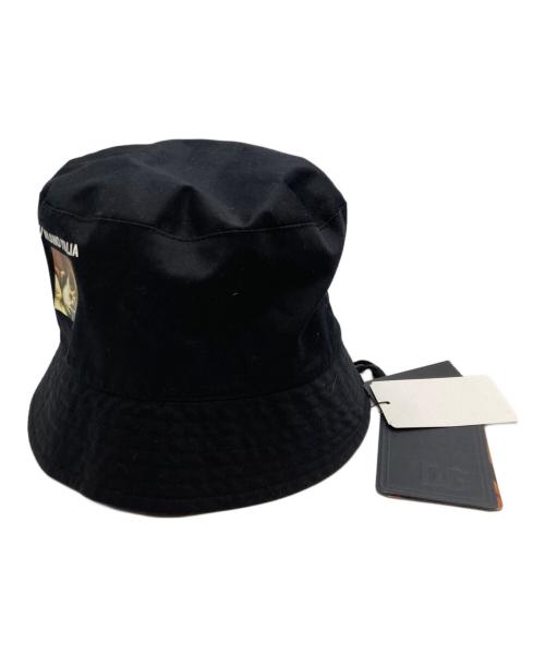 DOLCE & GABBANA（ドルチェ＆ガッバーナ）DOLCE & GABBANA (ドルチェ＆ガッバーナ) バケットハット ブラック サイズ:57 未使用品の古着・服飾アイテム