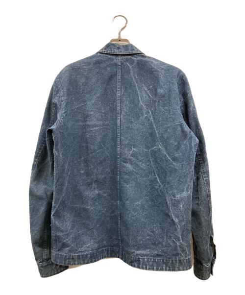 STONE ISLAND（ストーンアイランド）STONE ISLAND (ストーンアイランド) Panama Placcato Dyed Jacket ネイビー サイズ:Sの古着・服飾アイテム
