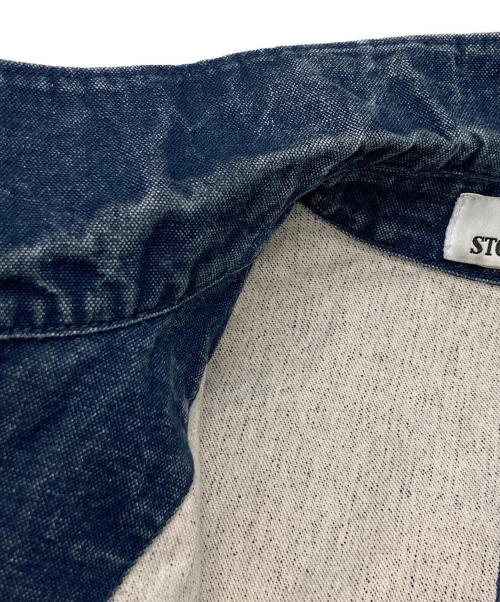 STONE ISLAND（ストーンアイランド）STONE ISLAND (ストーンアイランド) Panama Placcato Dyed Jacket ネイビー サイズ:Sの古着・服飾アイテム