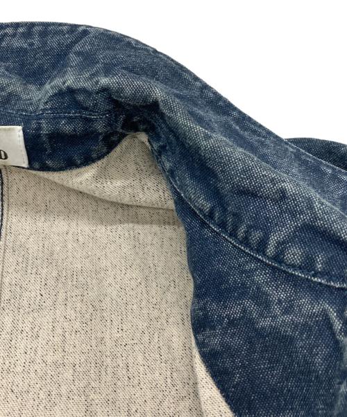 STONE ISLAND（ストーンアイランド）STONE ISLAND (ストーンアイランド) Panama Placcato Dyed Jacket ネイビー サイズ:Sの古着・服飾アイテム