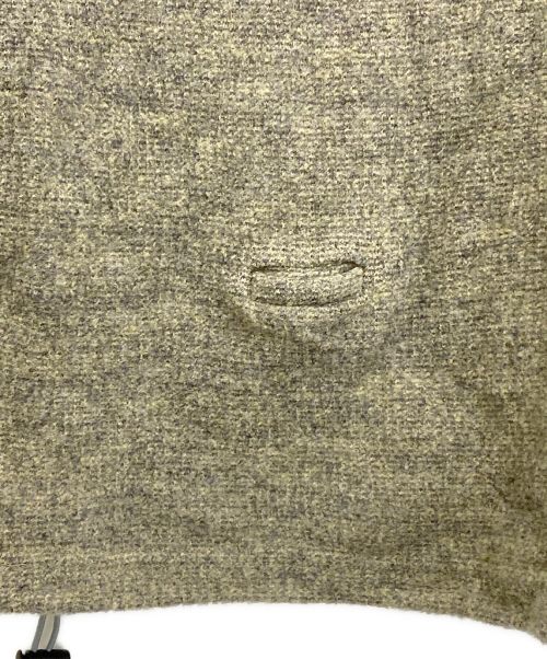 Dulcamara（ドゥルカマラ）Dulcamara (ドゥルカマラ) ウールブレンドハイネックニット グリーン×グレー サイズ:SIZE　１の古着・服飾アイテム