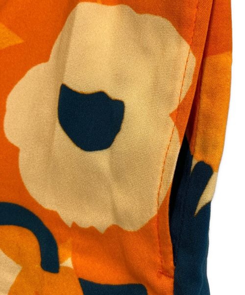 DRIES VAN NOTEN（ドリスヴァンノッテン）DRIES VAN NOTEN (ドリスヴァンノッテン) ボタニカルイージーパンツ オレンジ×ネイビー サイズ:36の古着・服飾アイテム