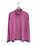 LEONARD SPORTレオナール スポーツ）の古着「ハイネックカットソー」｜ピンク