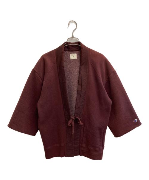 Champion（チャンピオン）Champion (チャンピオン) ガーメントダイスウェットハッピコート ボルドー サイズ:Mの古着・服飾アイテム