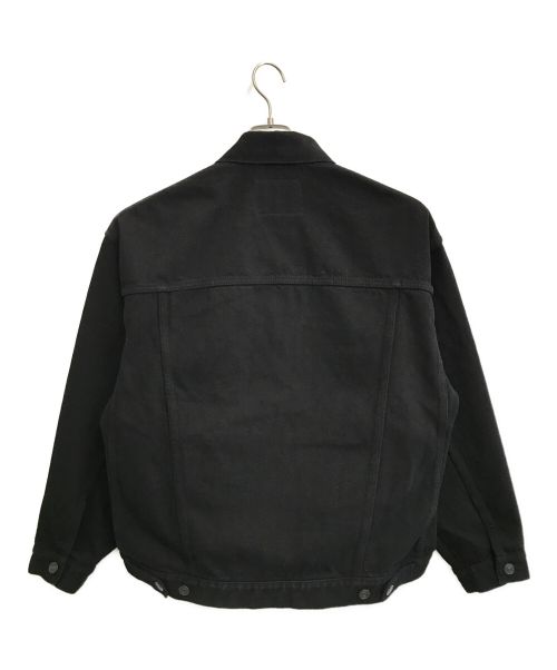 BALENCIAGA（バレンシアガ）BALENCIAGA (バレンシアガ) HOURGLASSデニムジャケット ブラック サイズ:SIZE32の古着・服飾アイテム