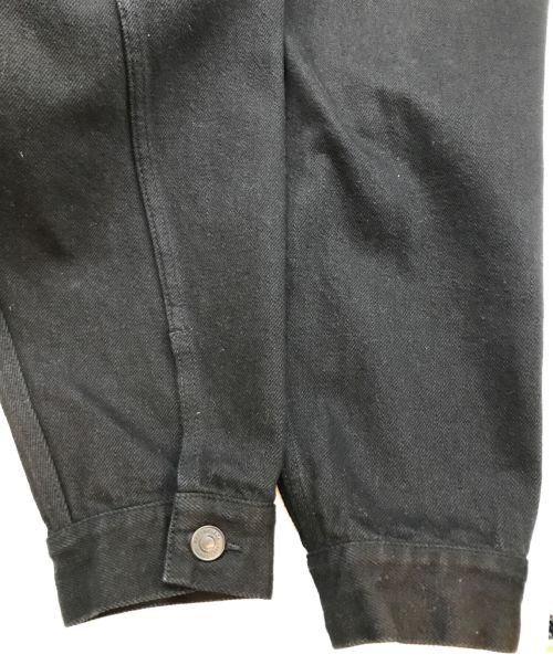 BALENCIAGA（バレンシアガ）BALENCIAGA (バレンシアガ) HOURGLASSデニムジャケット ブラック サイズ:SIZE32の古着・服飾アイテム