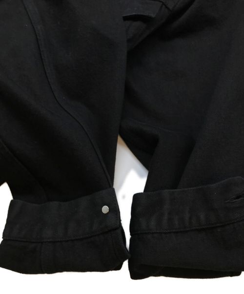 BALENCIAGA（バレンシアガ）BALENCIAGA (バレンシアガ) HOURGLASSデニムジャケット ブラック サイズ:SIZE32の古着・服飾アイテム