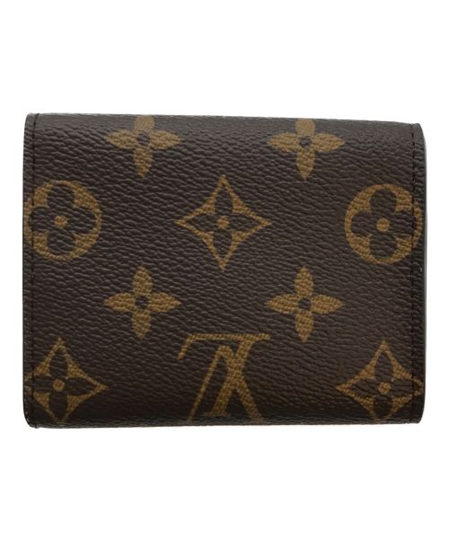 LOUIS VUITTON（ルイ ヴィトン）LOUIS VUITTON (ルイ ヴィトン) 3つ折り財布 ブラウン×ピンクの古着・服飾アイテム
