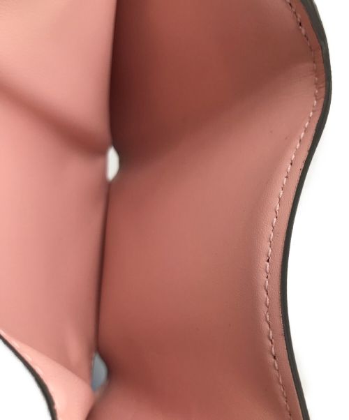 LOUIS VUITTON（ルイ ヴィトン）LOUIS VUITTON (ルイ ヴィトン) 3つ折り財布 ブラウン×ピンクの古着・服飾アイテム