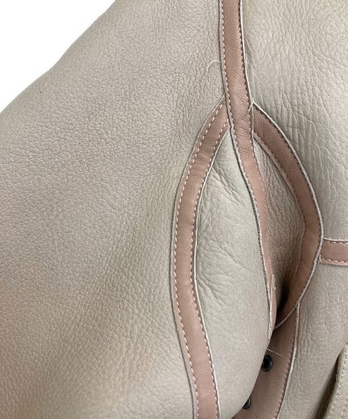 lock 9（ロック）lock 9 (ロック) ムートンジャケット ピンク サイズ:40の古着・服飾アイテム