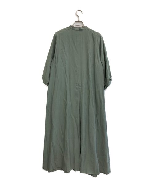 ADORE（アドーア）ADORE (アドーア) ライトグログランマキシワンピース グリーン サイズ:36の古着・服飾アイテム