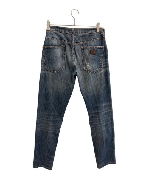 DOLCE & GABBANA（ドルチェ＆ガッバーナ）DOLCE & GABBANA (ドルチェ＆ガッバーナ) デニムパンツ インディゴ サイズ:46の古着・服飾アイテム