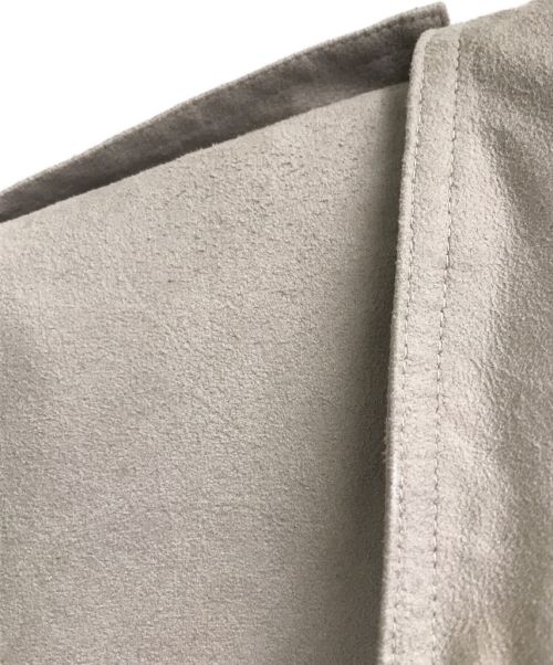 PERVERZE（パーバーズ）PERVERZE (パーバーズ) Large Double Brest Coat ライトグレー サイズ:Fの古着・服飾アイテム