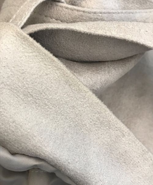 PERVERZE（パーバーズ）PERVERZE (パーバーズ) Large Double Brest Coat ライトグレー サイズ:Fの古着・服飾アイテム