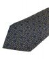 HERMES (エルメス) 総柄シルクネクタイ ネイビー サイズ:-：3000円