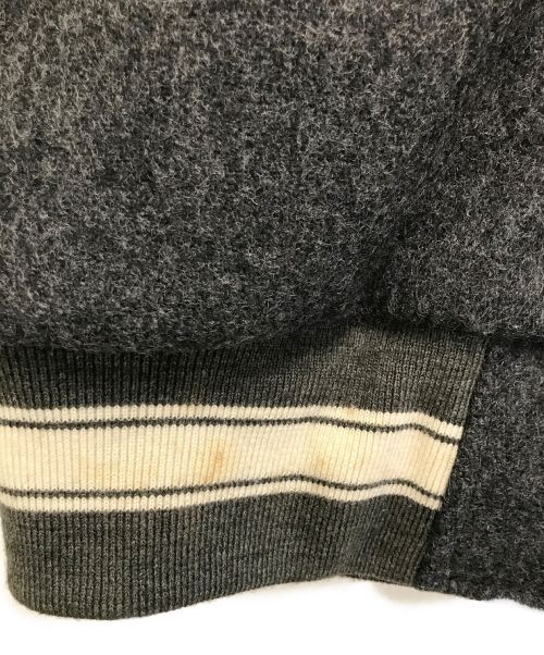 MOBSTYLES（モブスタイル）MOBSTYLES (モブスタイル) スタジャン ホワイト×グレー サイズ:ーの古着・服飾アイテム