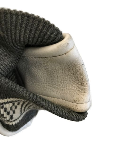 MOBSTYLES（モブスタイル）MOBSTYLES (モブスタイル) スタジャン ホワイト×グレー サイズ:ーの古着・服飾アイテム