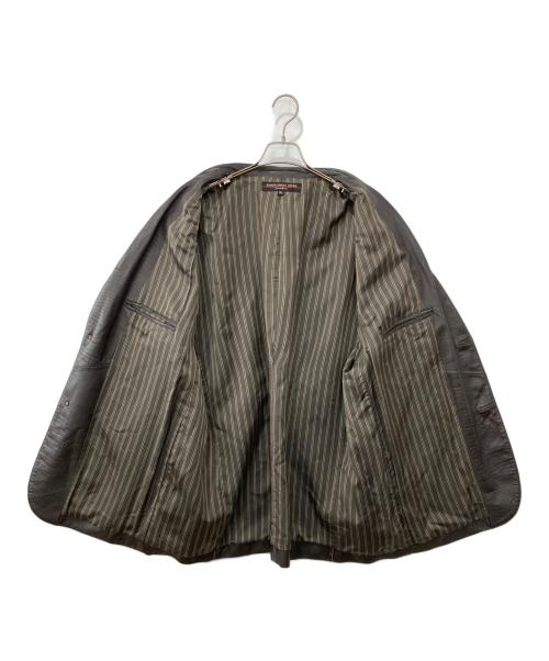 hardy amies sport（ハーディーエイミス スポーツ）HARDY AMIES SPORT (ハーディーエイミス スポーツ) レザーコート ブラウン サイズ:3Lの古着・服飾アイテム