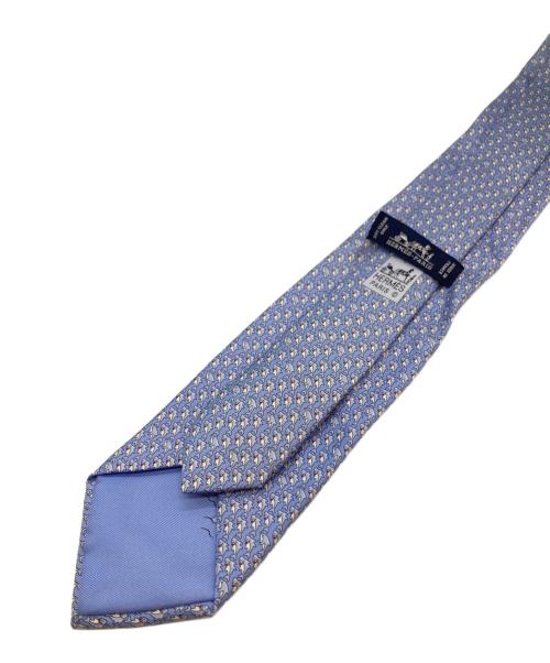 HERMES（エルメス）HERMES (エルメス) ネクタイ ブルー サイズ:-の古着・服飾アイテム