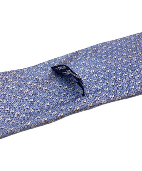 HERMES（エルメス）HERMES (エルメス) ネクタイ ブルー サイズ:-の古着・服飾アイテム