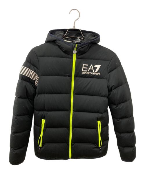 EA7 EMPORIO ARMANI（EA7 エンポリオアルマーニ）EA7 EMPORIO ARMANI (EA7 エンポリオアルマーニ) ダウンジャケット ブラック サイズ:ＸＳの古着・服飾アイテム