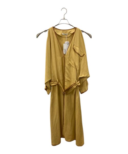 Aaron（アーロン）Aaron (アーロン) ワンピース ベージュ サイズ:36 未使用品の古着・服飾アイテム