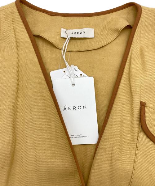 Aaron（アーロン）Aaron (アーロン) ワンピース ベージュ サイズ:36 未使用品の古着・服飾アイテム