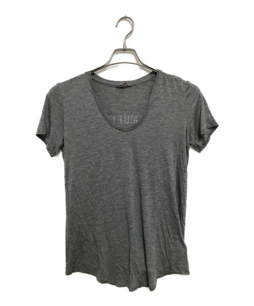 HELMUT LANG（ヘルムートラング）HELMUT LANG (ヘルムートラング) バックプリントTシャツ グレー サイズ:Sの古着・服飾アイテム