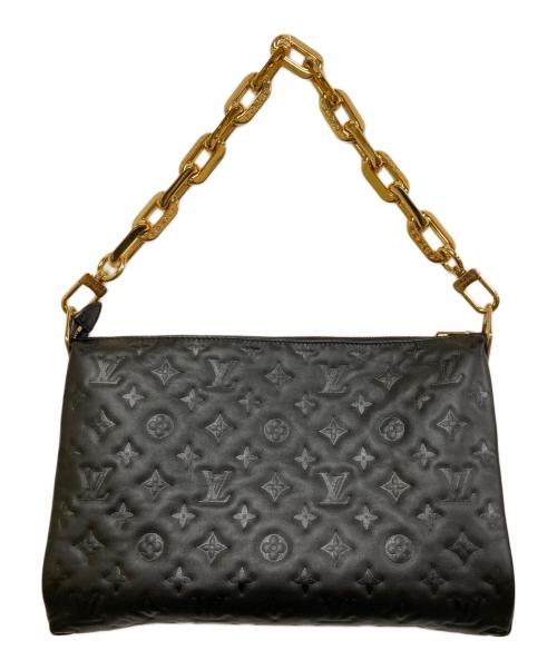 LOUIS VUITTON（ルイ ヴィトン）LOUIS VUITTON (ルイ ヴィトン) クッサンMM/ラムレザー・カーフレザー チェーンショルダーバッグ /M57783 ブラック サイズ:-の古着・服飾アイテム