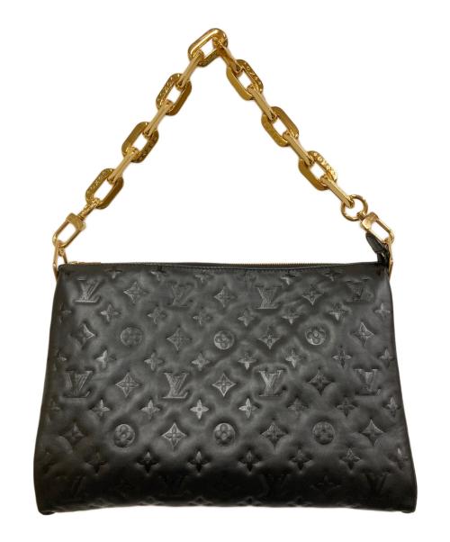 LOUIS VUITTON（ルイ ヴィトン）LOUIS VUITTON (ルイ ヴィトン) クッサンMM/ラムレザー・カーフレザー チェーンショルダーバッグ /M57783 ブラック サイズ:-の古着・服飾アイテム