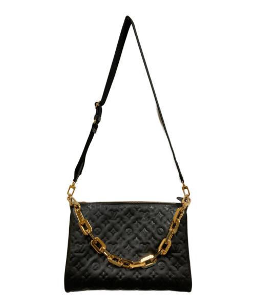 LOUIS VUITTON（ルイ ヴィトン）LOUIS VUITTON (ルイ ヴィトン) クッサンMM/ラムレザー・カーフレザー チェーンショルダーバッグ /M57783 ブラック サイズ:-の古着・服飾アイテム