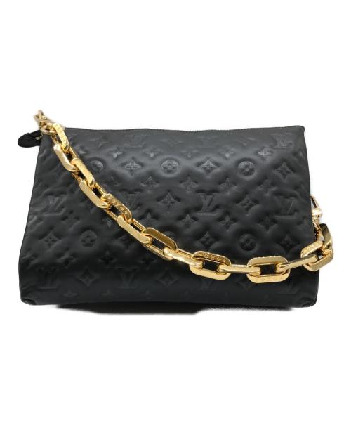 LOUIS VUITTON（ルイ ヴィトン）LOUIS VUITTON (ルイ ヴィトン) クッサンMM/ラムレザー・カーフレザー チェーンショルダーバッグ /M57783 ブラック サイズ:-の古着・服飾アイテム