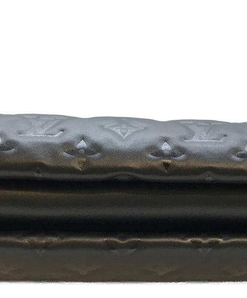 LOUIS VUITTON（ルイ ヴィトン）LOUIS VUITTON (ルイ ヴィトン) クッサンMM/ラムレザー・カーフレザー チェーンショルダーバッグ /M57783 ブラック サイズ:-の古着・服飾アイテム