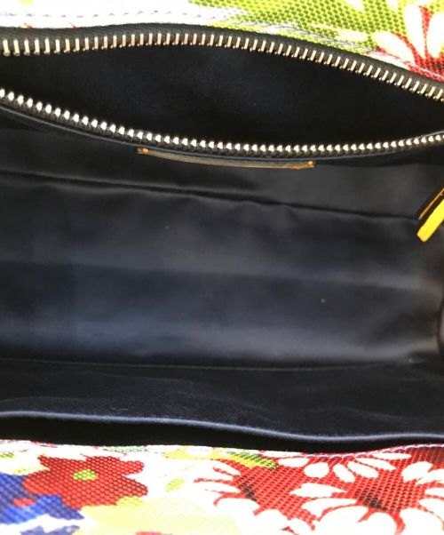 MIU MIU（ミュウミュウ）MIU MIU (ミュウミュウ) ハンドバッグ ブルー×イエロー サイズ:-の古着・服飾アイテム