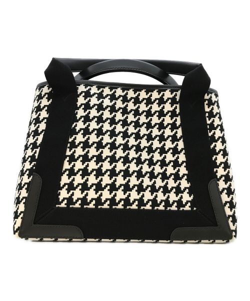 BALENCIAGA（バレンシアガ）BALENCIAGA (バレンシアガ) ネイビーカバスバッグS ホワイト×ブラック サイズ:-の古着・服飾アイテム