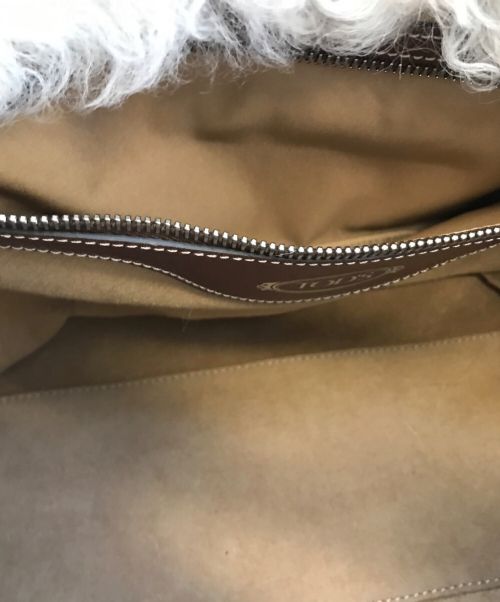 TOD'S（トッズ）TOD'S (トッズ) ファートートバッグ ブラウン サイズ:-の古着・服飾アイテム