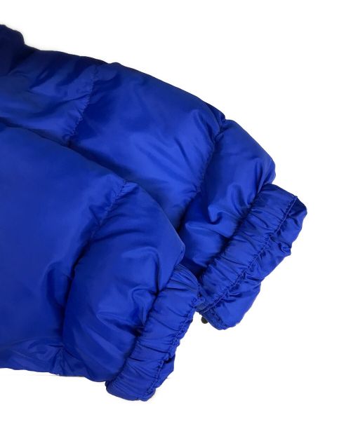 COACH（コーチ）COACH (コーチ) レザートリムダウンパーカー ブルー サイズ:Mの古着・服飾アイテム