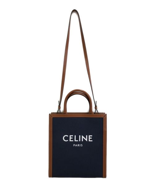 CELINE（セリーヌ）CELINE (セリーヌ) スモール バーティカル カバ ネイビー サイズ:-の古着・服飾アイテム