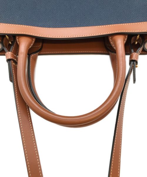 CELINE（セリーヌ）CELINE (セリーヌ) スモール バーティカル カバ ネイビー サイズ:-の古着・服飾アイテム