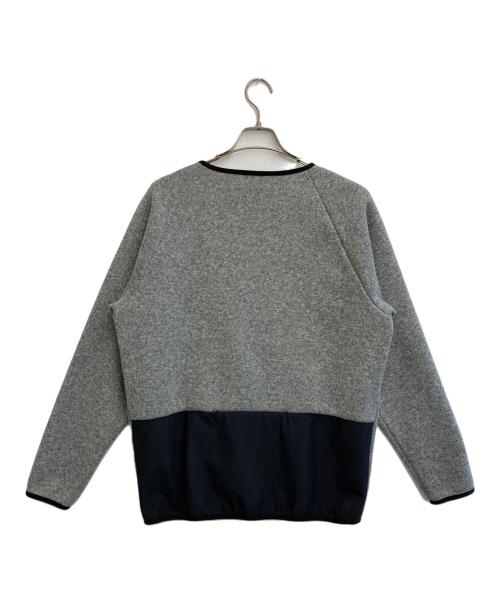 NEW BALANCE（ニューバランス）NEW BALANCE (ニューバランス) MET24 No Collar Jacket グレー×ブラック サイズ:Lの古着・服飾アイテム