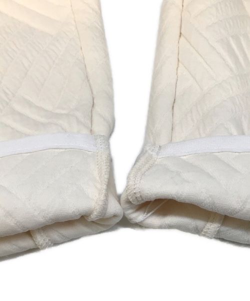 #Newans（ハッシュニュアンス）#Newans (ハッシュニュアンス) キルティングジャージーロングコート ホワイト サイズ:1 未使用品の古着・服飾アイテム