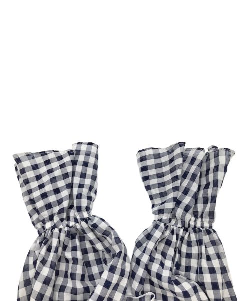 Estella.K（エステラケー）Estella.K (エステラケー) ギンガムチェックブラウス ネイビー×ホワイト サイズ:FREE 未使用品の古着・服飾アイテム