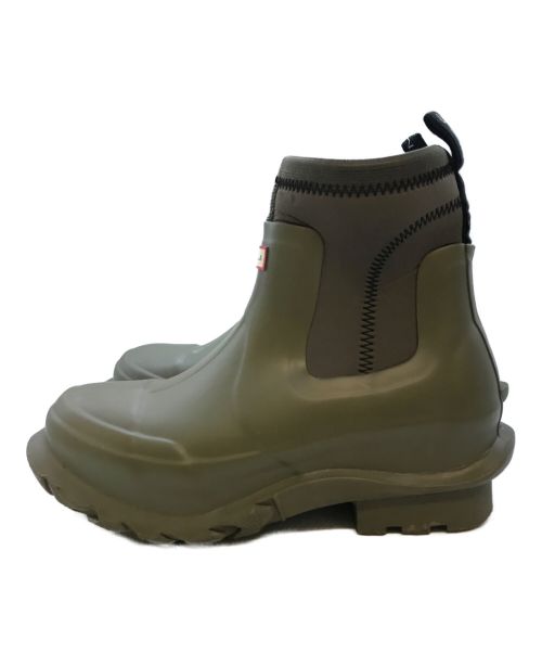 STELLA McCARTNEY（ステラマッカートニー）STELLA McCARTNEY (ステラマッカートニー) HUNTER (ハンター) レインブーツ オリーブ サイズ:US9の古着・服飾アイテム