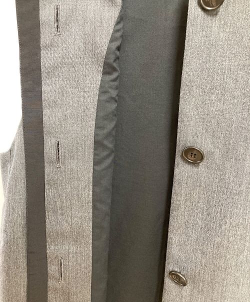 LOHEN（ローヘン）LOHEN (ローヘン) ハイカウントウールバイカラージレ グレー サイズ:SIZE Freeの古着・服飾アイテム