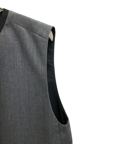 LOHEN（ローヘン）LOHEN (ローヘン) ハイカウントウールバイカラージレ グレー サイズ:SIZE Freeの古着・服飾アイテム