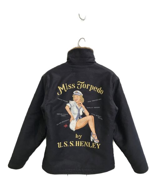 TOYS MCCOY（トイズマッコイ）TOYS MCCOY (トイズマッコイ) N-1デッキジャケット ネイビー サイズ:SIZE38の古着・服飾アイテム