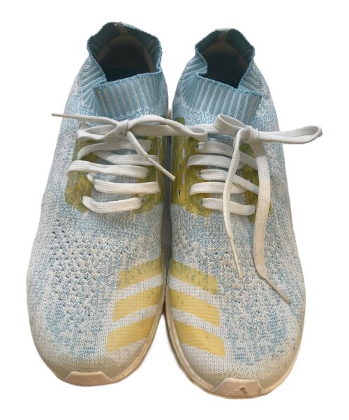 adidas（アディダス）adidas (アディダス) ウルトラブーストアングレイティドパーリーコーラルブリーチング ブルー×イエロー サイズ:SIZE29.5cmの古着・服飾アイテム